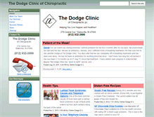 Tablet Screenshot of dc-chiro.com